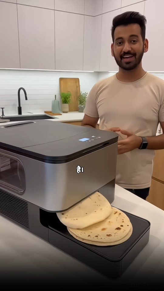 Fully Automatic Roti Maker #automaticrotimaker #businessidea #viralreel ...