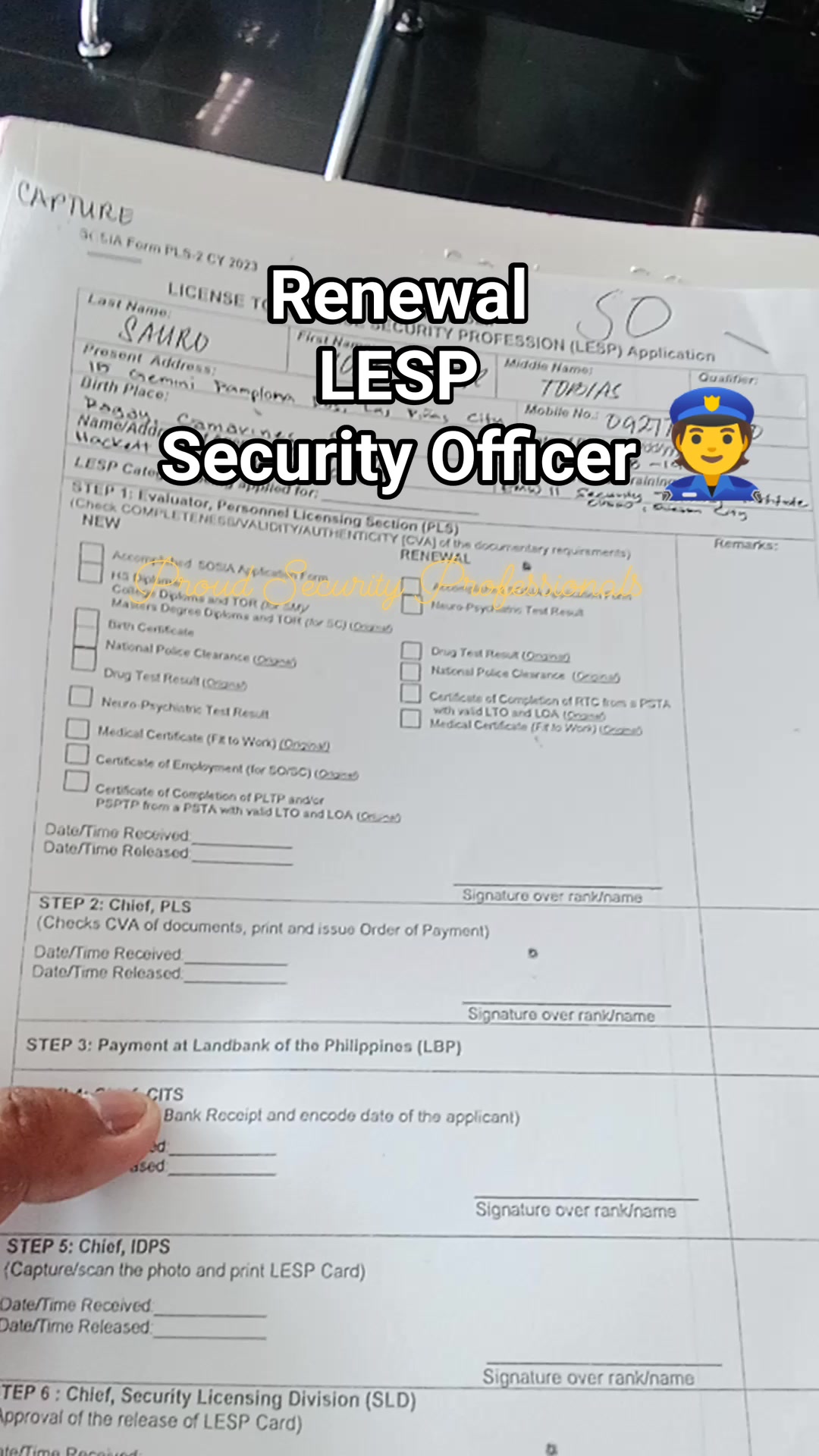 Renewal LESP @ Camp Crame #securityofficers #securityguards # ...