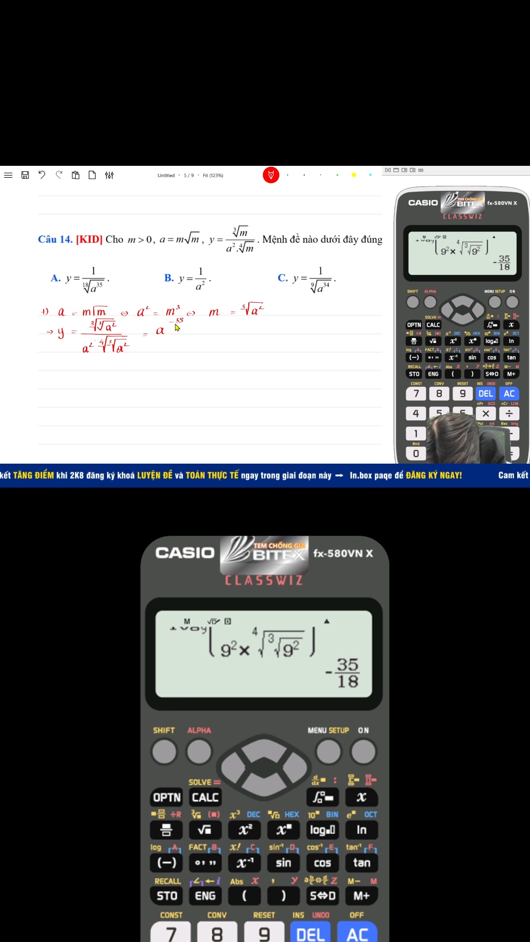 Hướng dẫn bấm casio bài toán tìm mệnh đề đúng siêu đơn giản mà tưởng ...