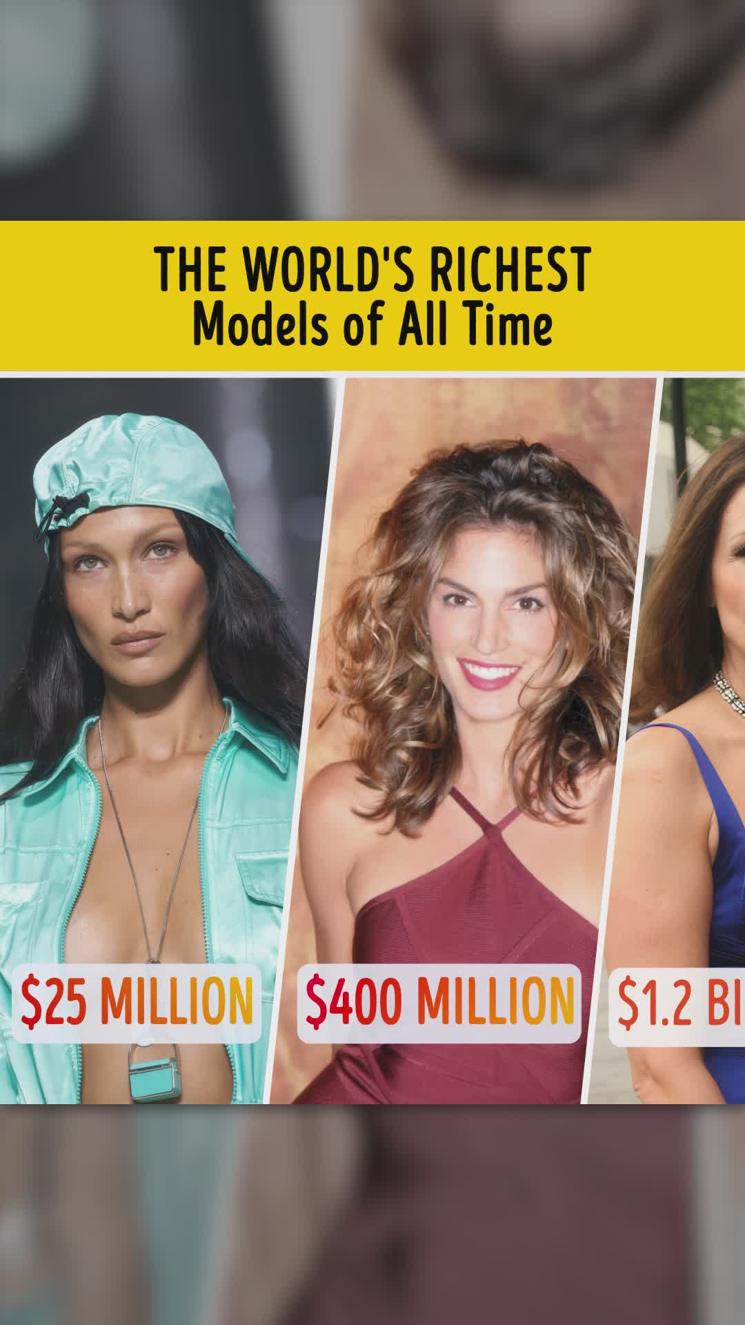The World's Richest Models of All Time | You're Gorgeous | Facebook