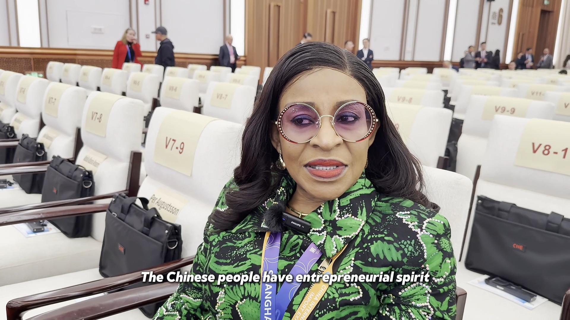 During an interview at the 8th China International Import Expo (#CIIE ...
