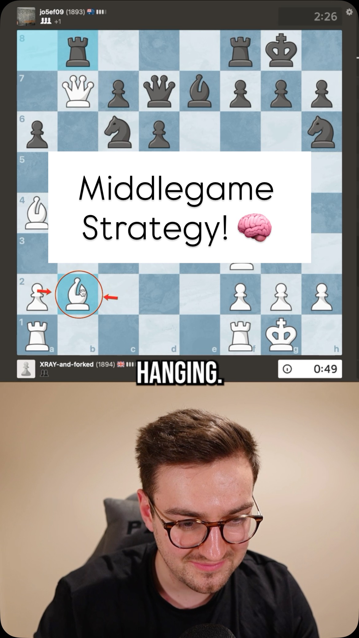 Middlegame Strategy - #chess #chesscom #chesstactics #chessstrategy # ...