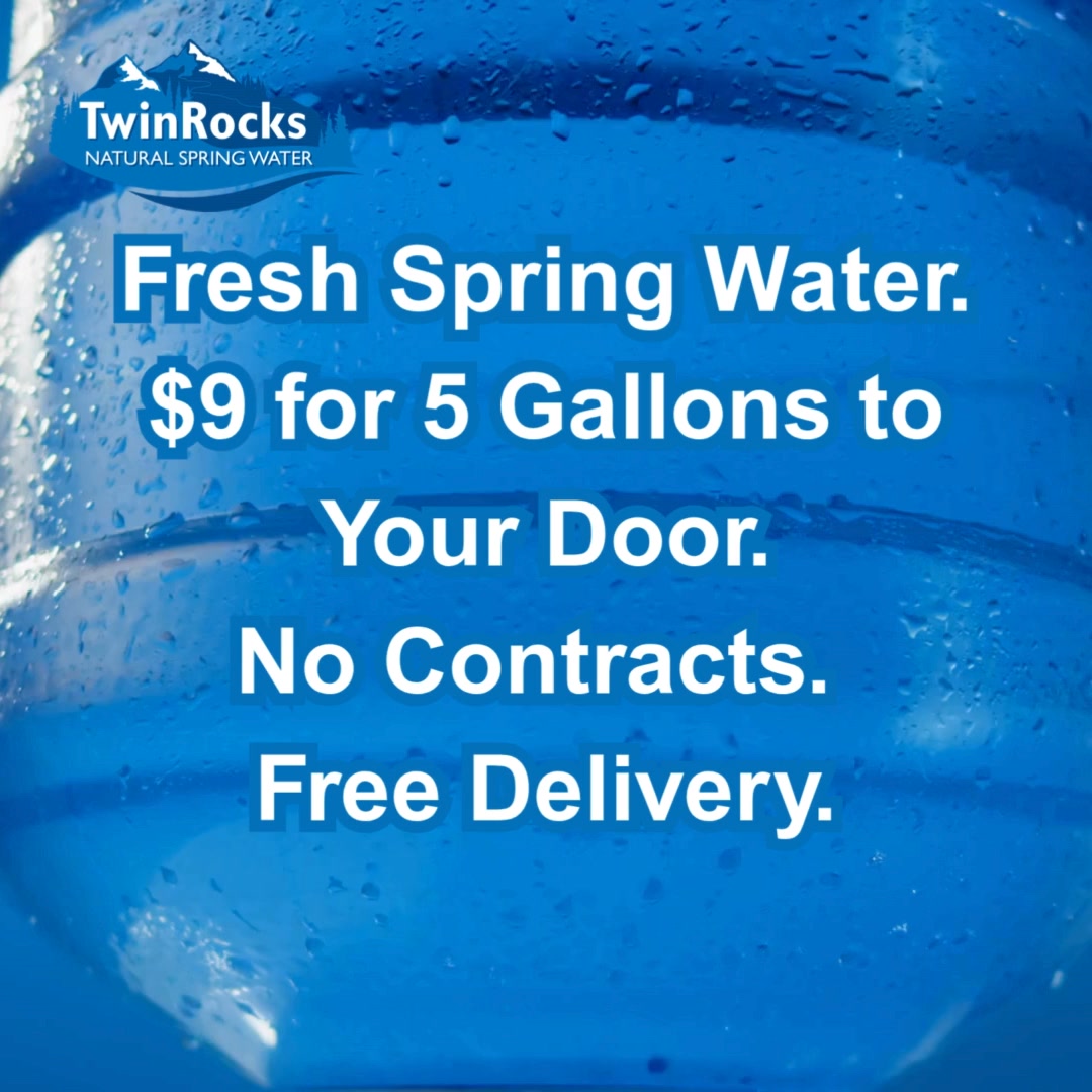 Why stress about water? We make it easy: Delivered to your door Only $9 ...