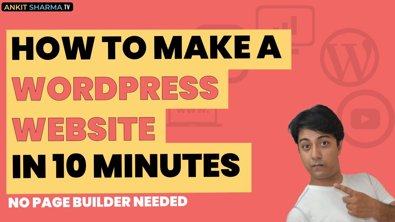 How to make a WordPress website in 10 mins - WordPress website with ...