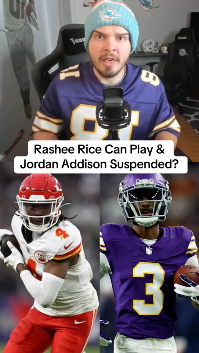 Rashee Rice Allowed To Play & Jordan Addison Suspended 3 Games??? #nfl ...