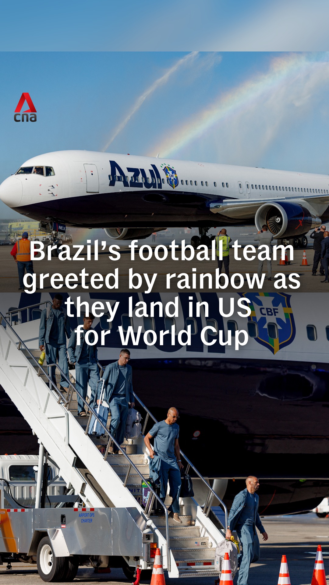 The Brazil 2026 FIFA World Cup squad touched down to a striking