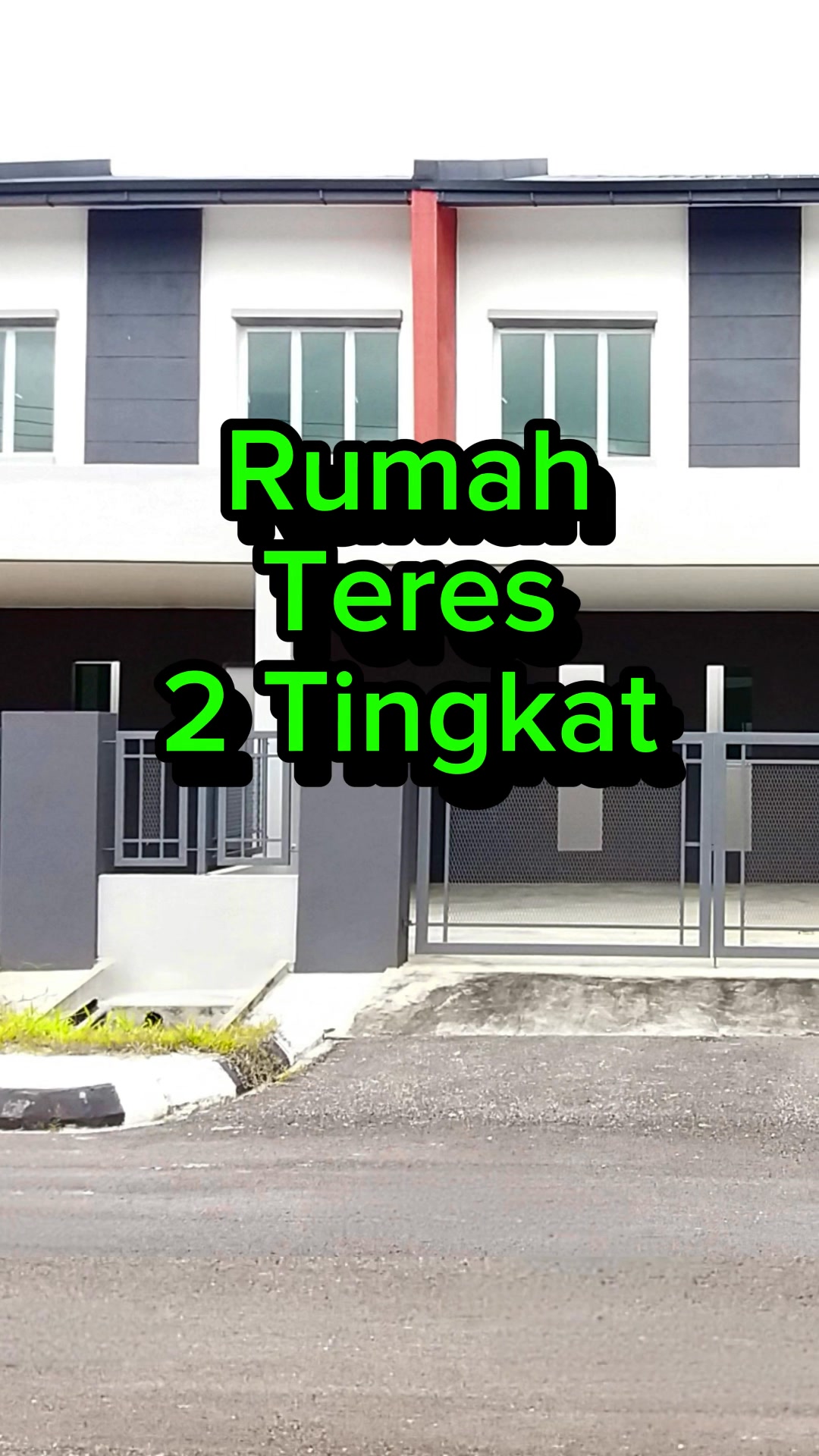 Rumah teres 2 tingkat untuk dilelong. Double storey terrace house for ...