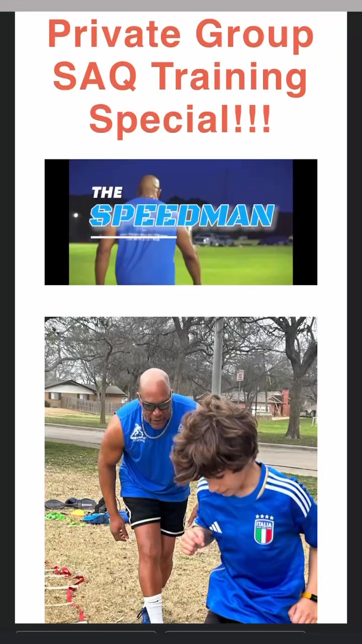 The Speed Man Training