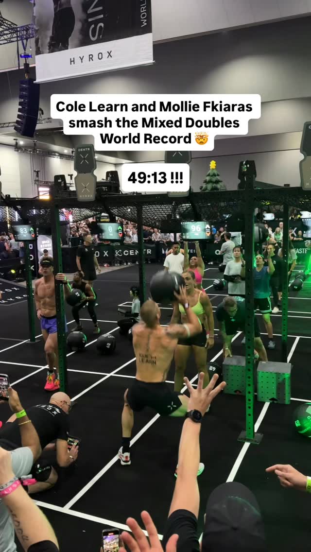 Cole Learn and Mollie Fkiaras smash the Mixed Doubles World Record in ...