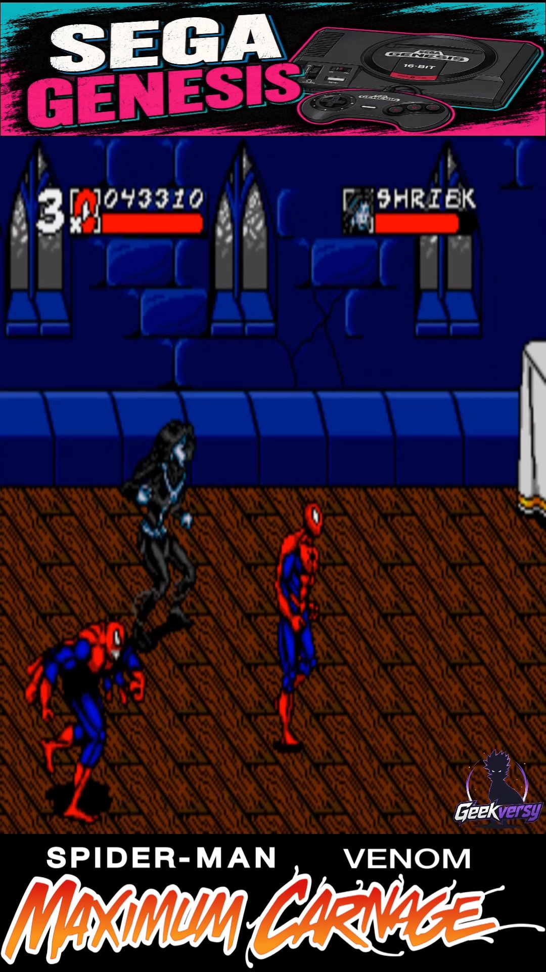 Spider-Man & Venom Maximum Carnage (Genesis) - Boss Doppelganger
