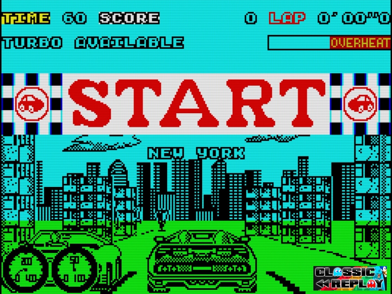 Super Off Road (ZX Spectrum, 1990) the ZX version was surprisingly