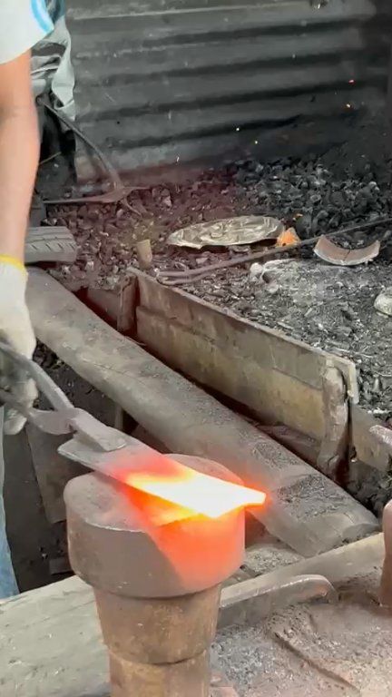 This is the process where raw steel is transformed into a working tool ...
