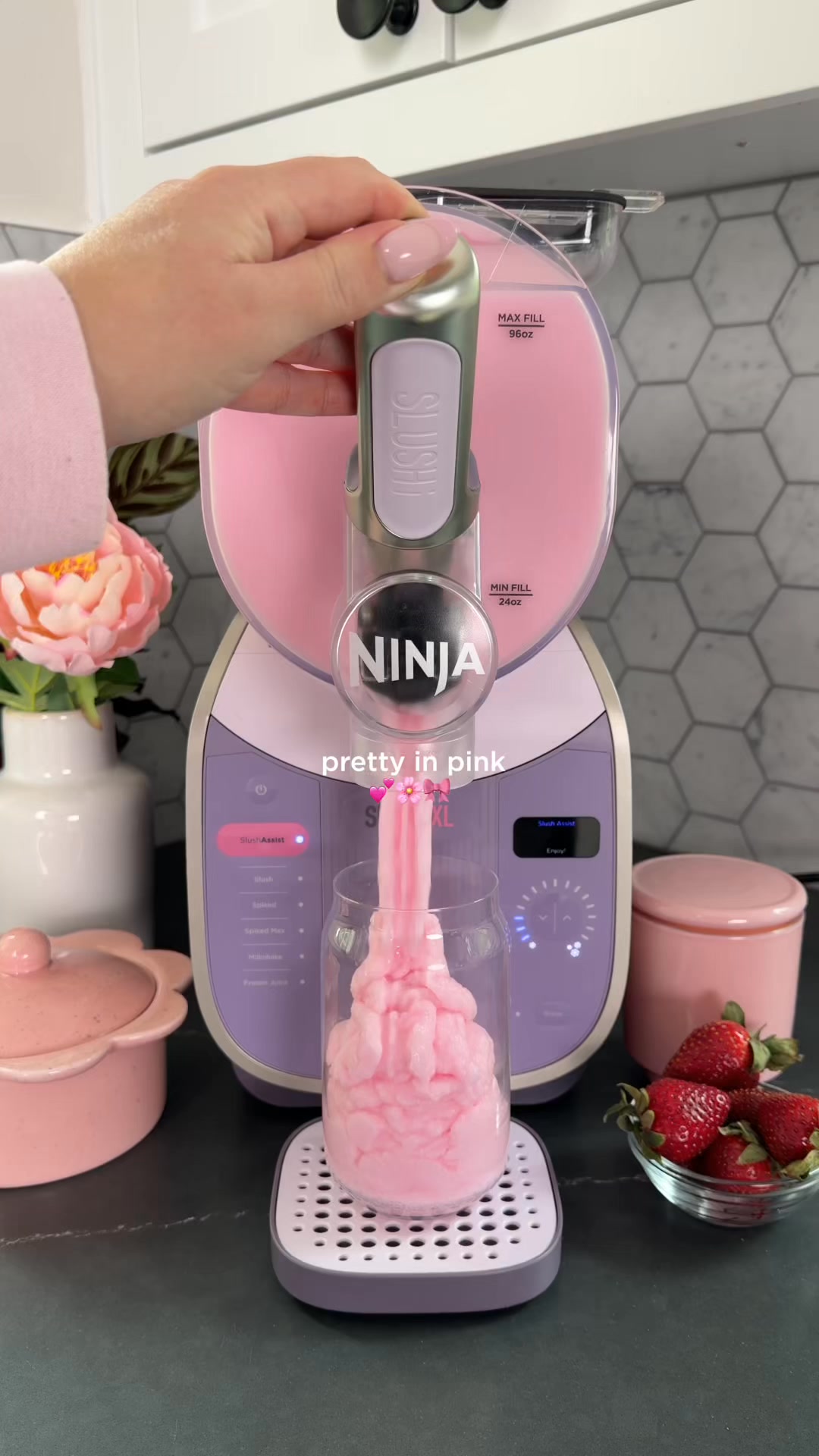 🩷 NEW PINK VIOLET SLUSHI XL 🩷 Powered by pink drinks & good vibes. | Ninja Kitchen
