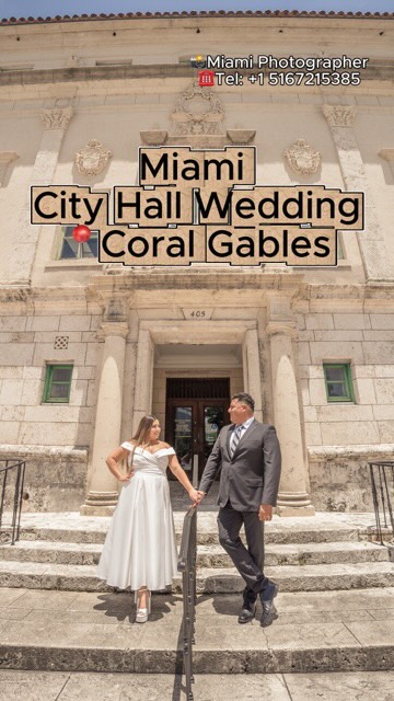 Miami Coral Gables District Court wedding photographer Tel: +1