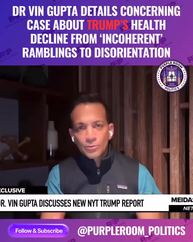 Dr. Vin Gupta, a physician and medical analyst for NBC News/MSNBC, has ...