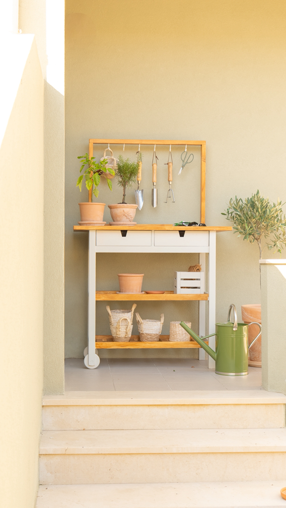 Ikea Hack mobiler Pflanztisch aus einem alten FÖRHÖJA Küchenwagen 😊🌿 , #ikea #ikeahack #upcycling #Garten #pflanztisch #ikeahackers | schere leim papier