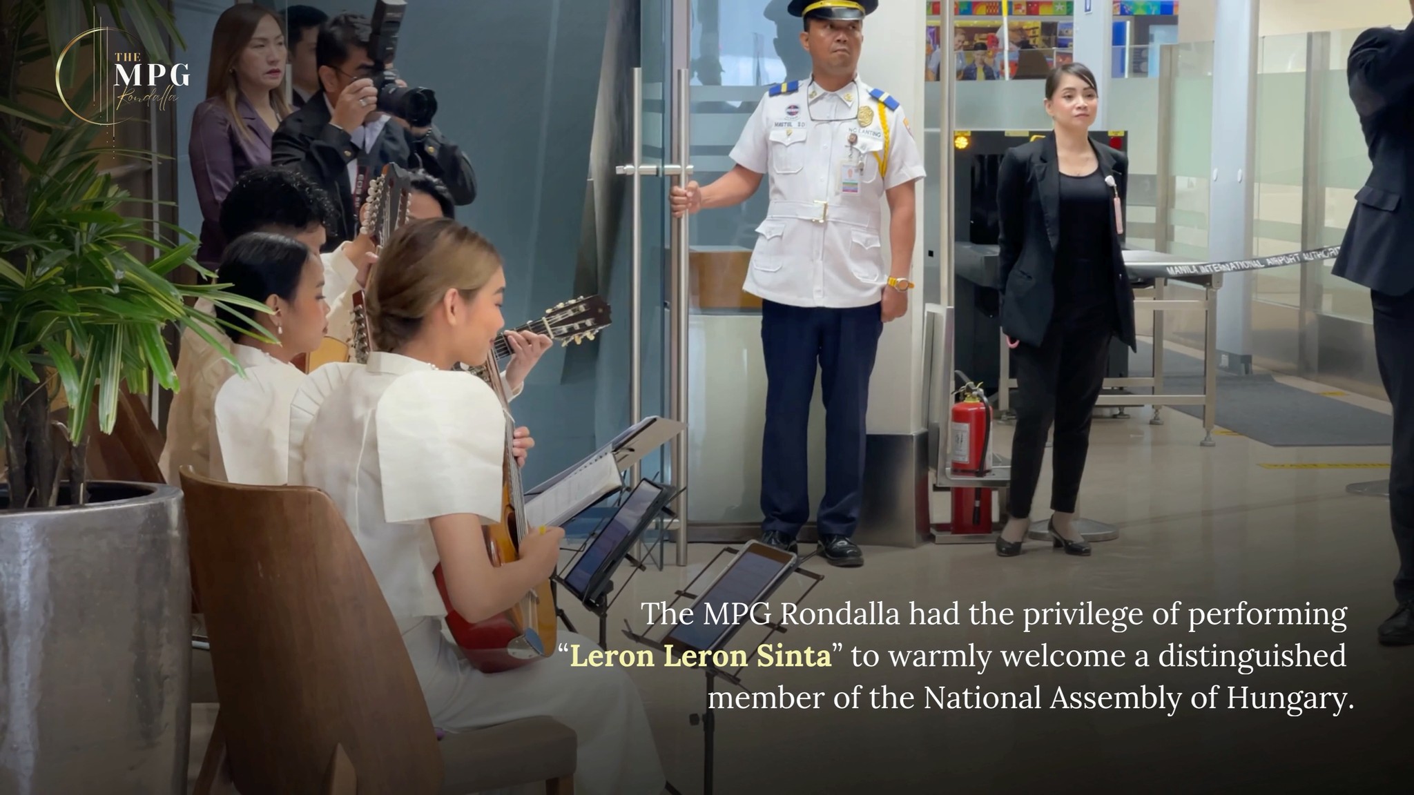 A folk music performance for the visiting VIP Member of the National ...