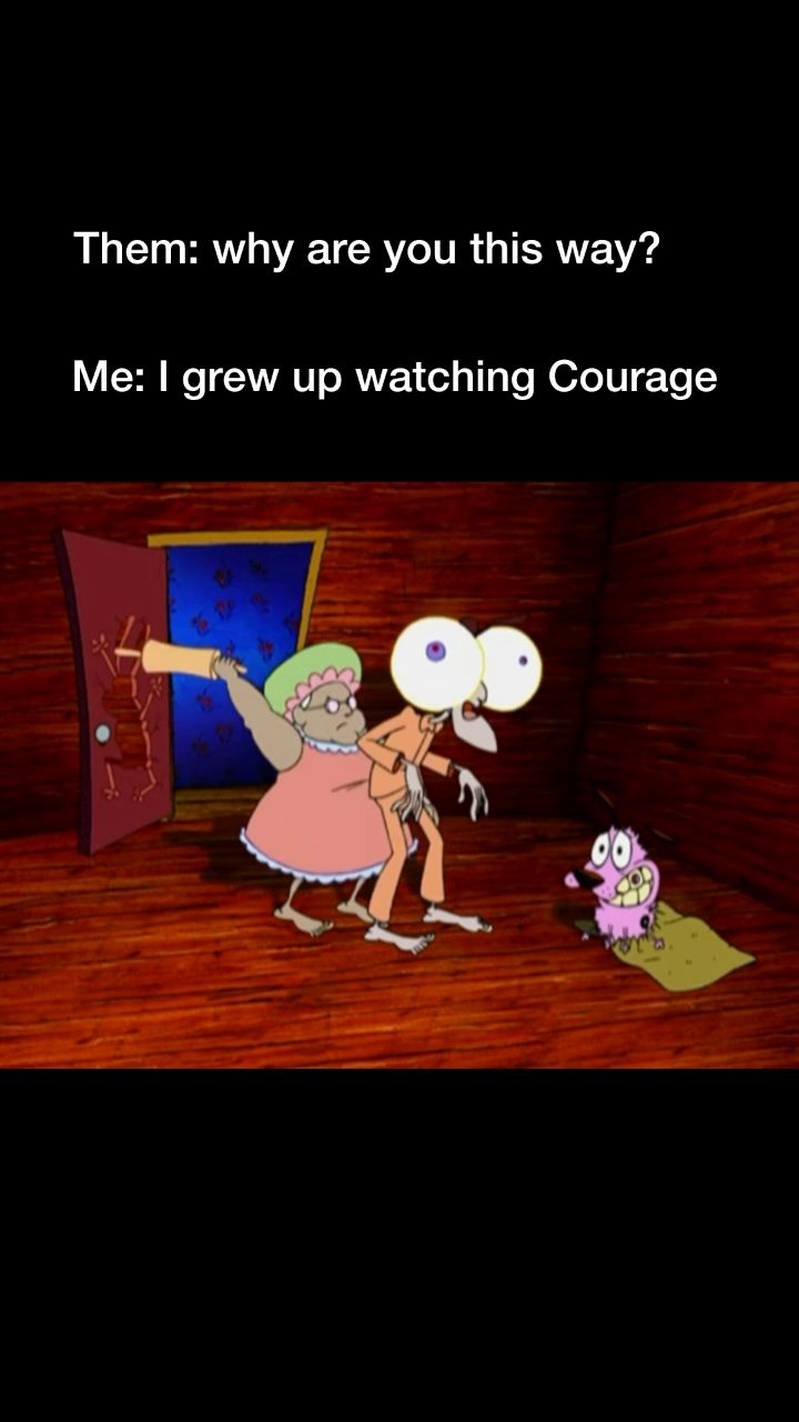 Courage the Cowardly Dog wasn’t just a cartoon — it was a whole ...