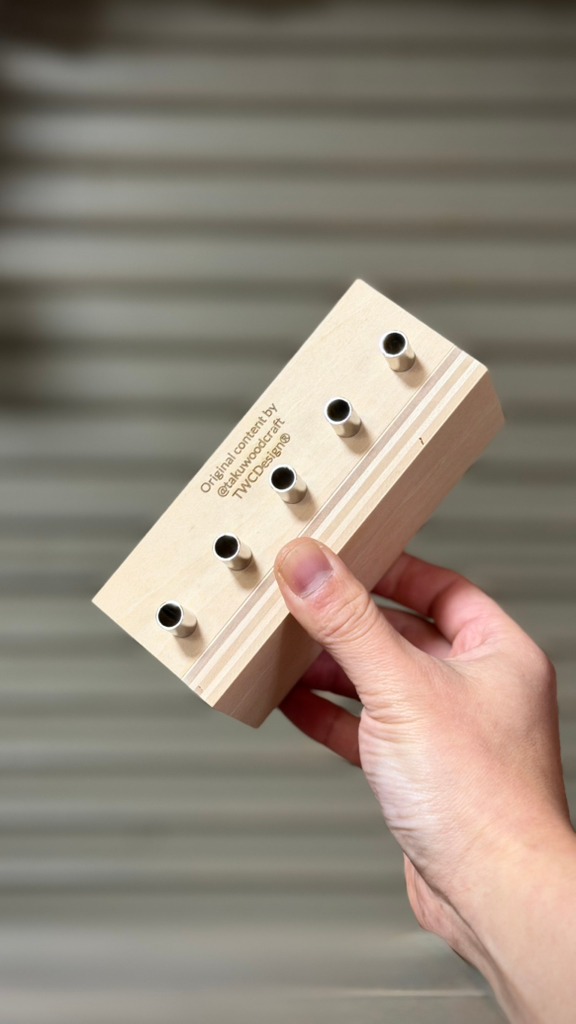 #woodworking This time, I made a dowel joint jig designed for joining ...