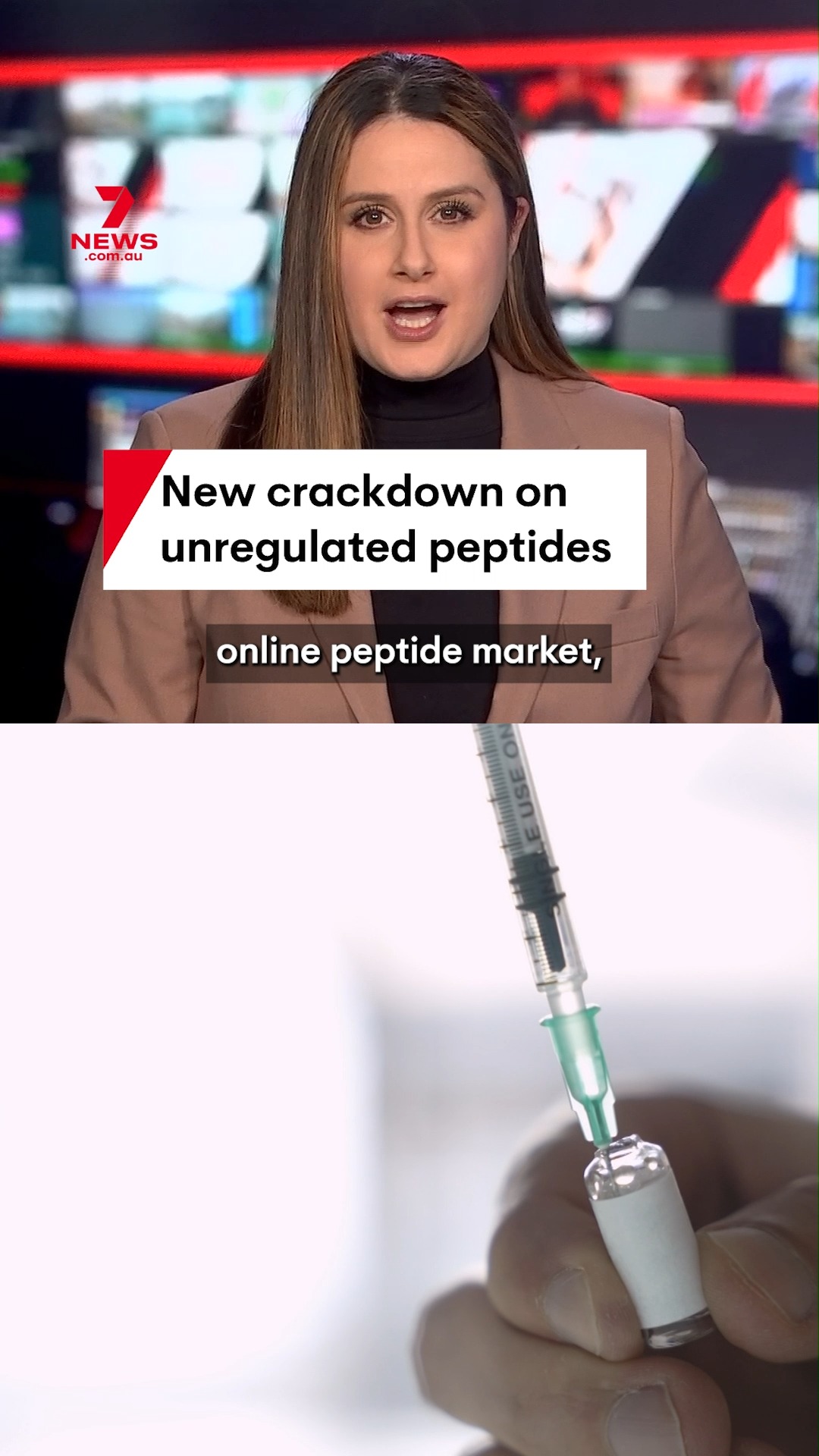 The medicines regulator is cracking down on unregulated peptides being sold online, with more Australians reporting dangerous and deadly side effects. #peptide #medicine #health #sideeffects #danger