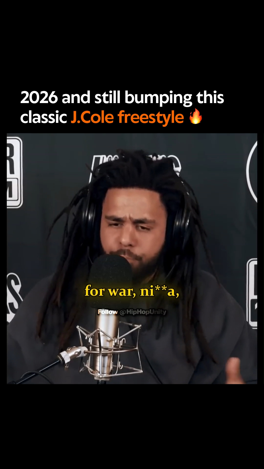 2026 and still bumping this classic J.Cole freestyle 🔥 Follow the Page ...