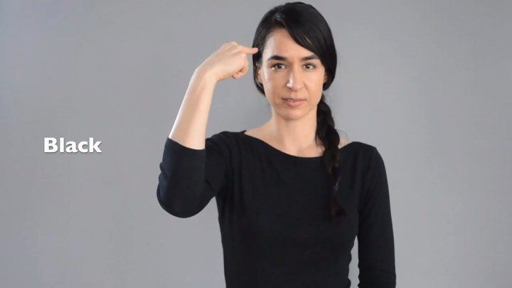 How To Sign Black, Summer, and Because in American Sign Language (ASL ...