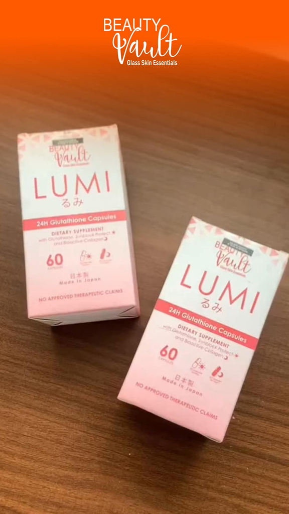 Beauty - Lumi Glutathione Capsules is your daily skin vitamins for glow, firmness, and healthy skin inside and out! 💖✨ #Lumi #LumiGlutathioneCapsules #GlowWithLumi