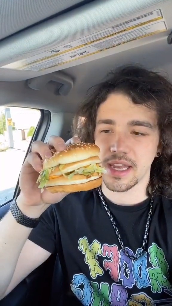 Reply to @jillianrose37 WOAH.. big mac with no meat 😳 | Liam’s Lunchbox