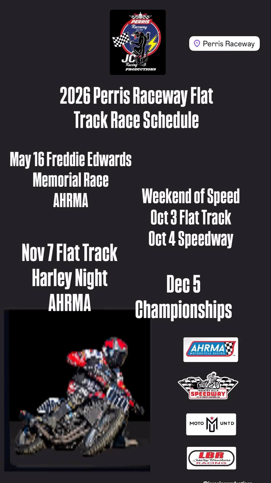 So proud to announce the Southern California Flat Track Association ...