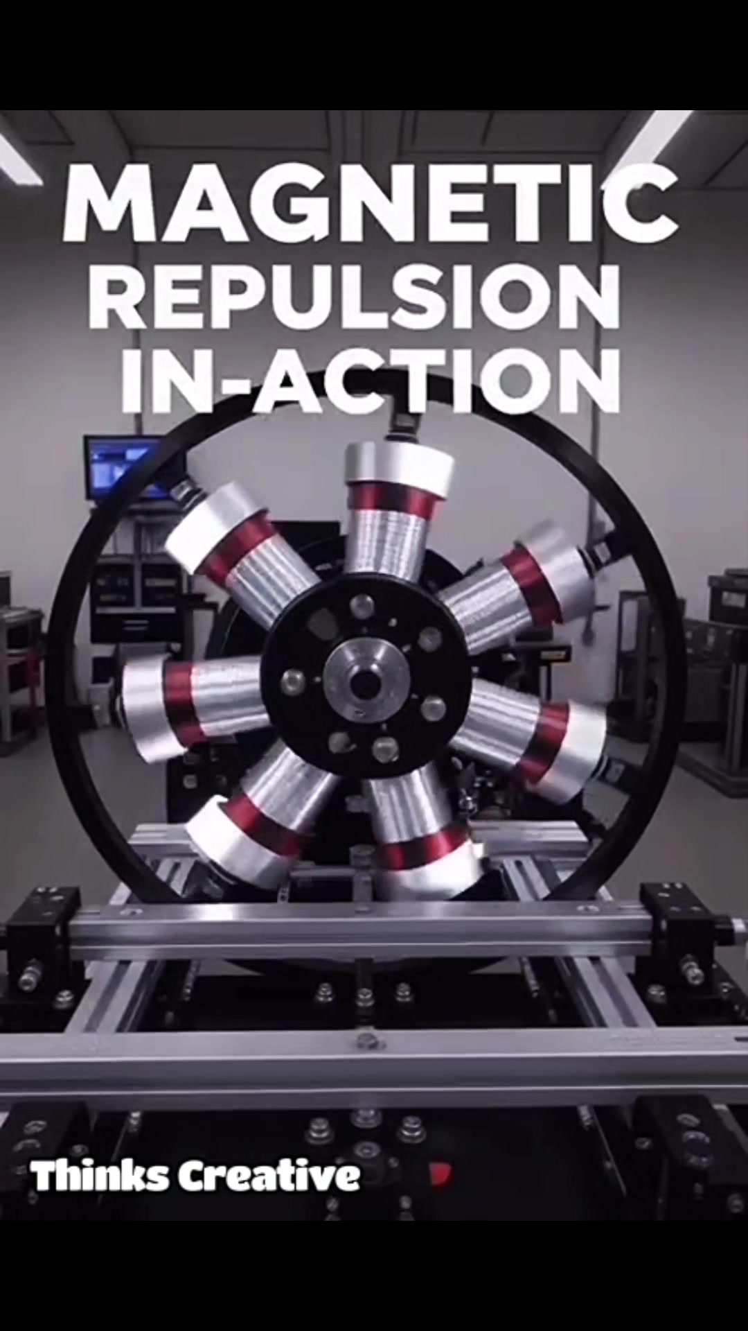 Magnetic Repulsion In Action #machinenergy #freeenergypower # ...