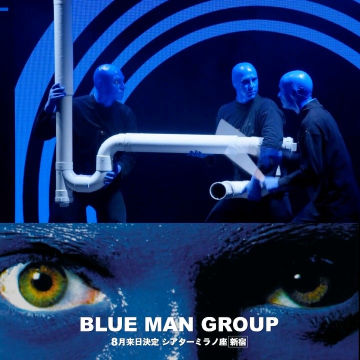 レア　BLUE MAN GROUP IN TOKYO 手形付き　ブルーマン レア BLUE MAN GROUP IN TOKYO 手形付き ブルーマン surprise!】Blue