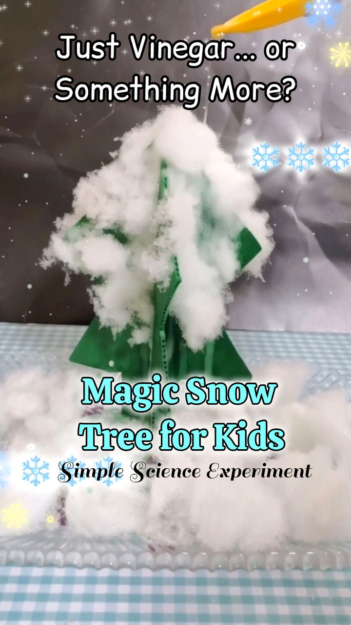 Magic Snow Tree for Kids 🌳 ️ A fun, safe, and eye-catching science ...