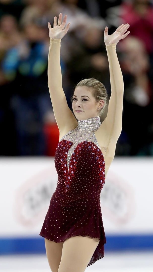 gracie gold red dress I'm really trying to push myself to be not just good but great. And remind people that age is just a number.