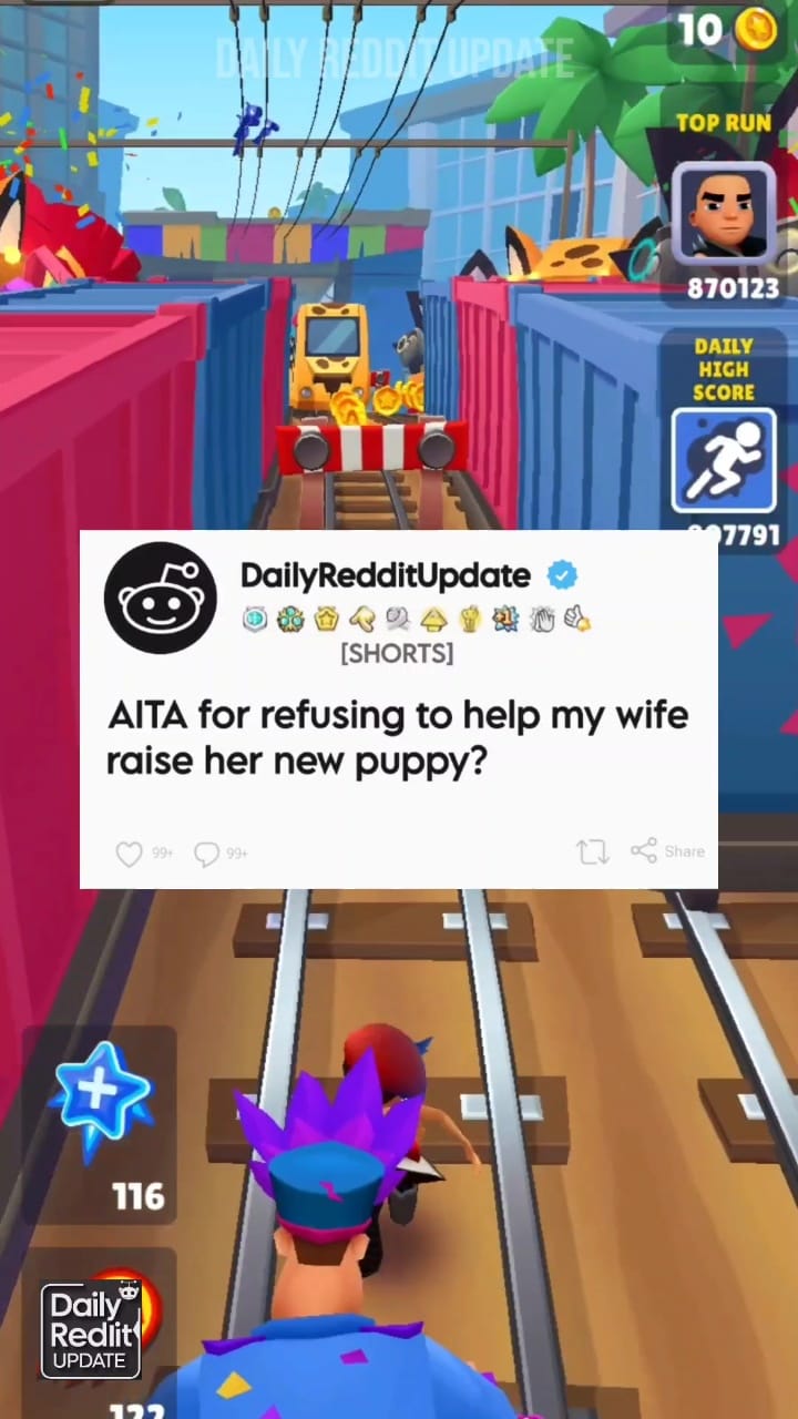 AITA for refusing to help my wife raise her new puppy? #reddtaita # ...
