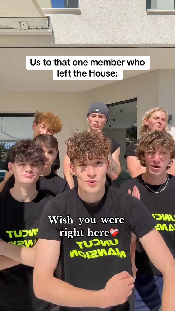 Bye bye @Noah 🥲 | #Uncutmansion @levi 🐈 @Benjaminhilton @Charlie&Kelvin ...