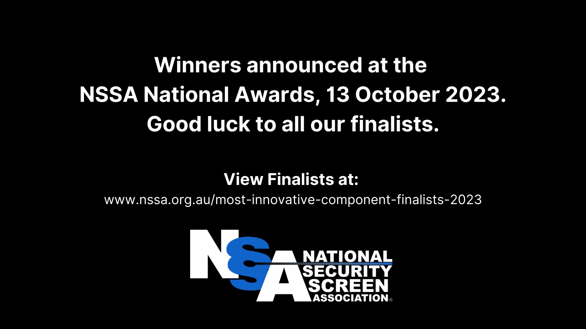 THE COUNTDOWN IS ON - NSSA NATIONAL DESIGN AWARDS CONGRATULATIONS TO ...