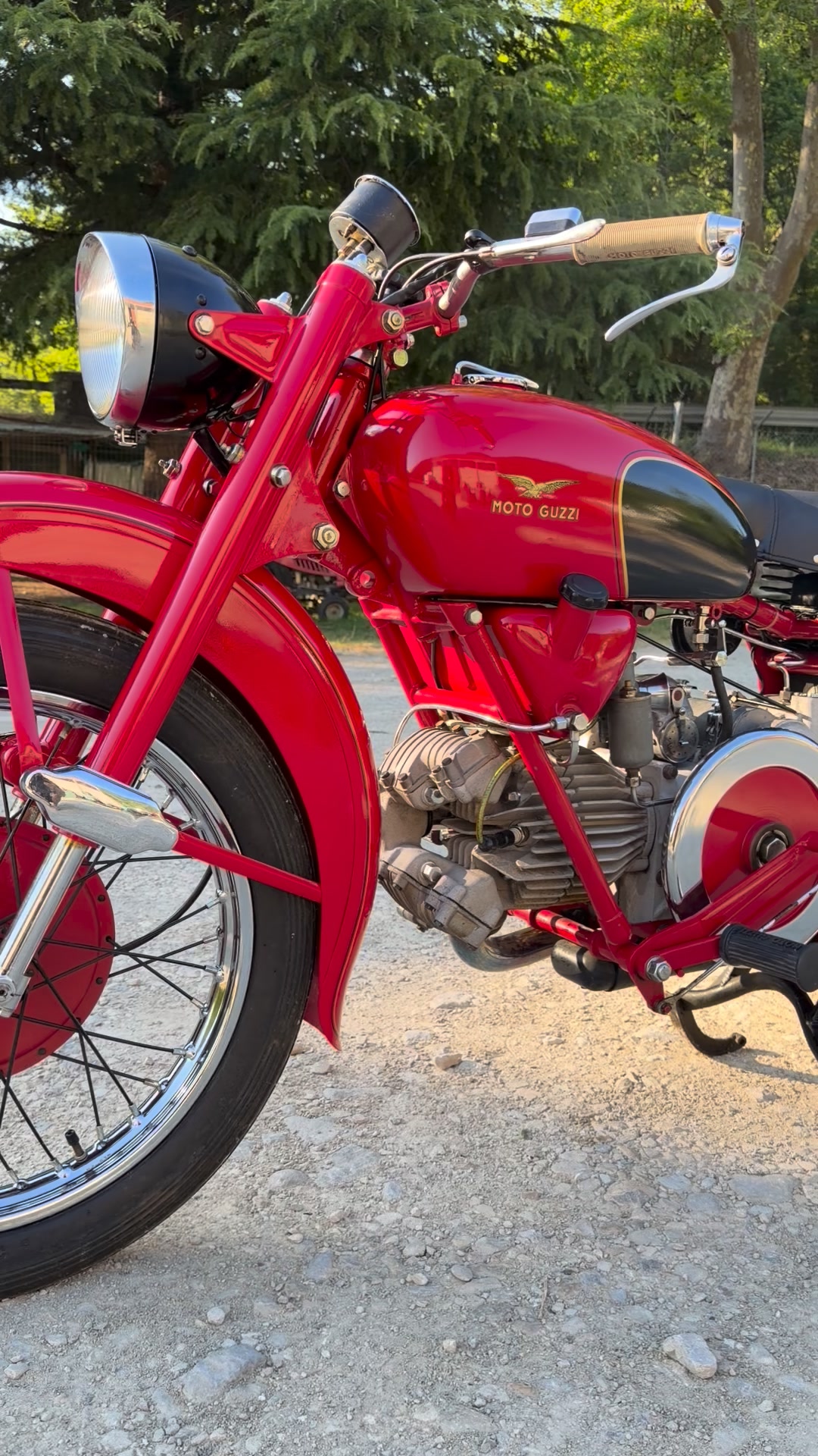 Step back in time with this stunning vintage Moto Guzzi. Every