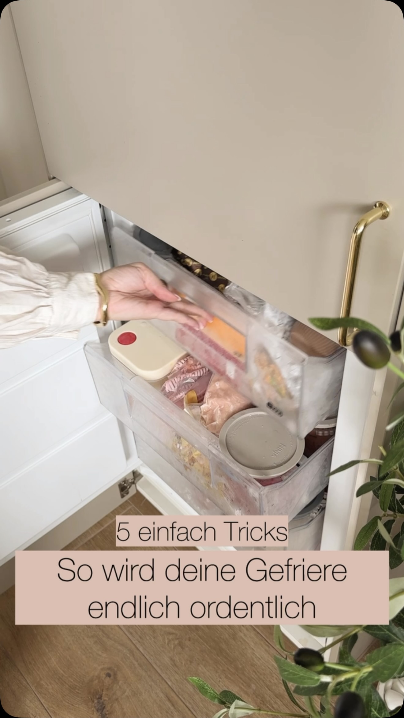 ✨ Anzeige – So organisierst du deinen Gefrierschrank übersichtlich 🤍, Psst! Mein Geheimtipp dafür sind definitiv passende Labels aus meinem @brother_deutschland P-Touch Cube – denn gerade im