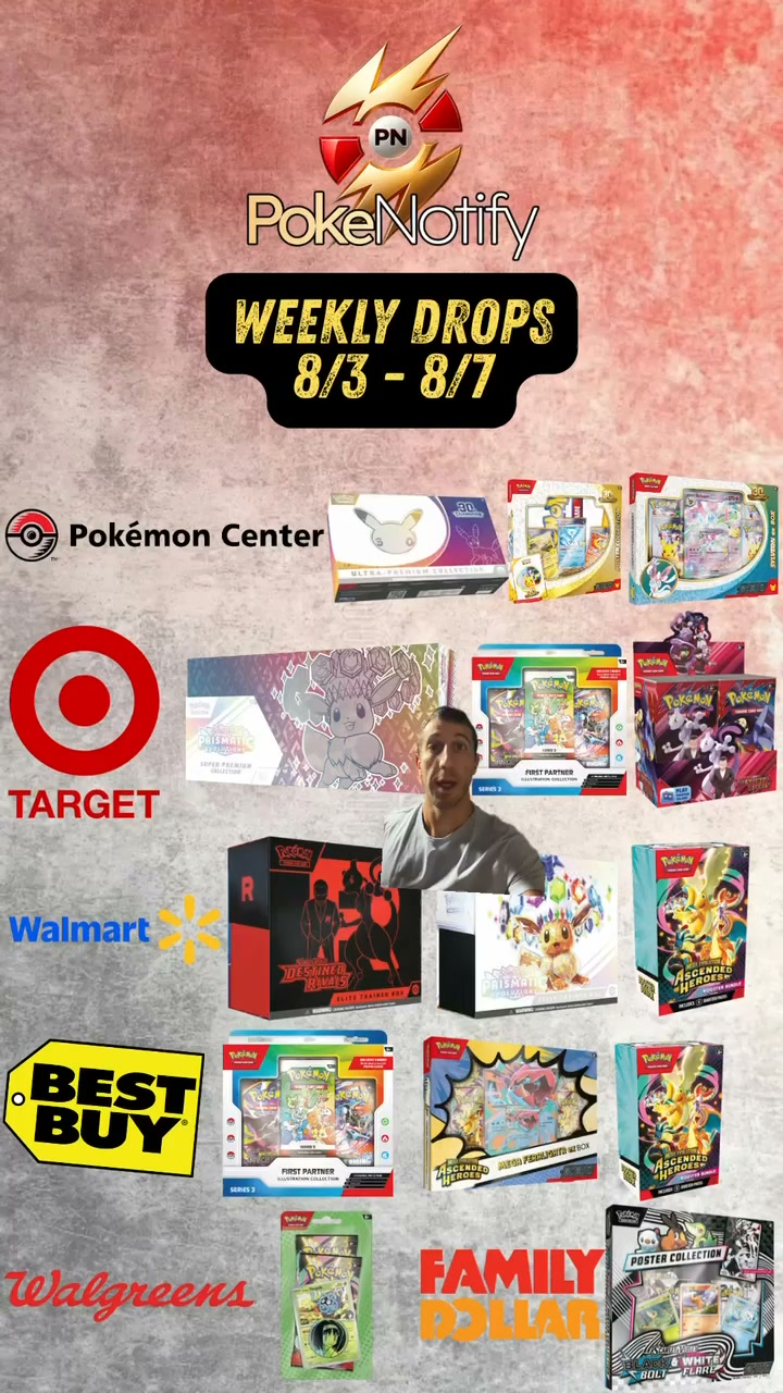 🚨 WEEKLY DROP UPDATE 🚨 Another big week of Pokémon TCG drops