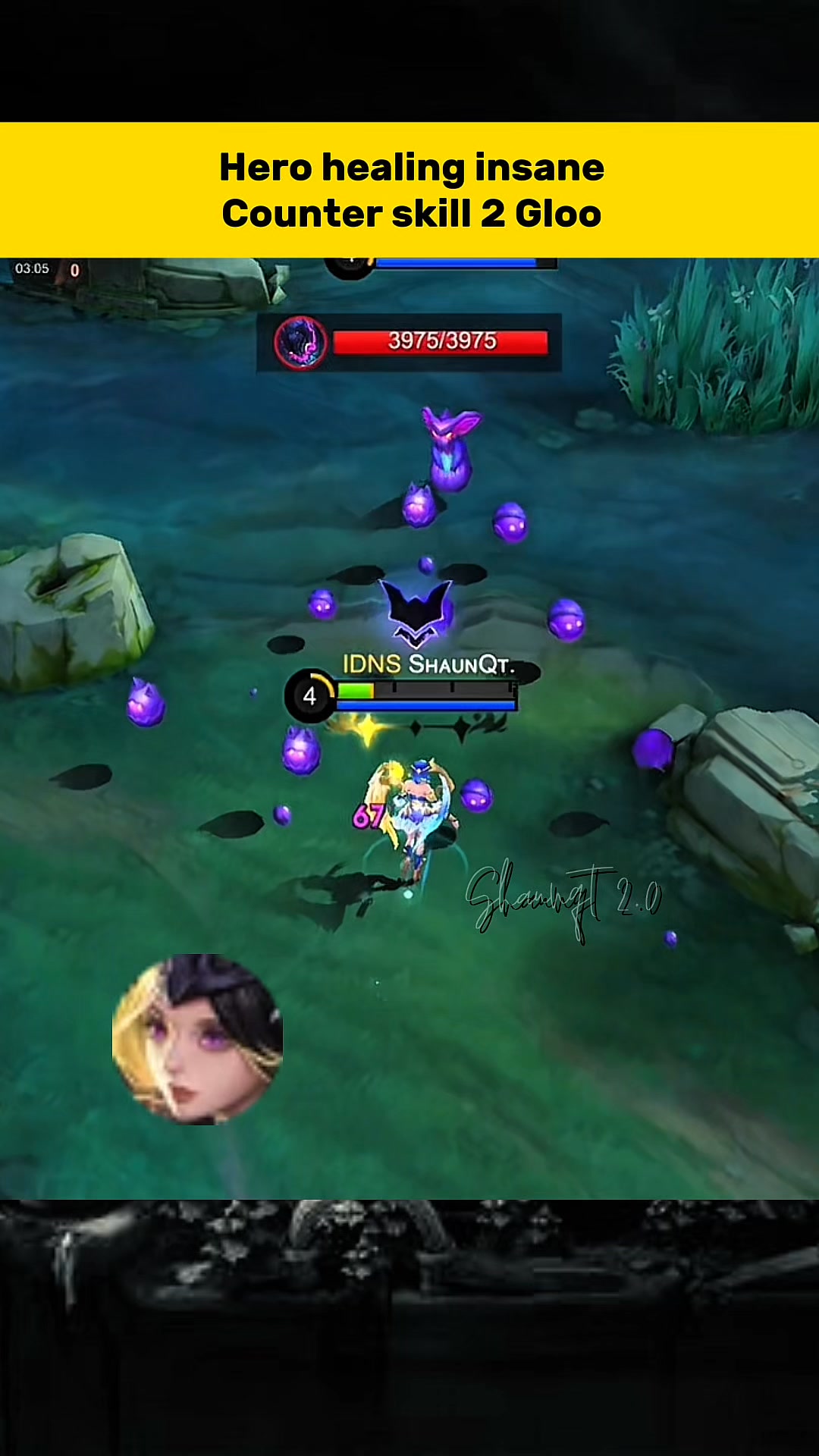 Gloo skill 2 counter for heroes healing #mobilelegends #MLBB # ...