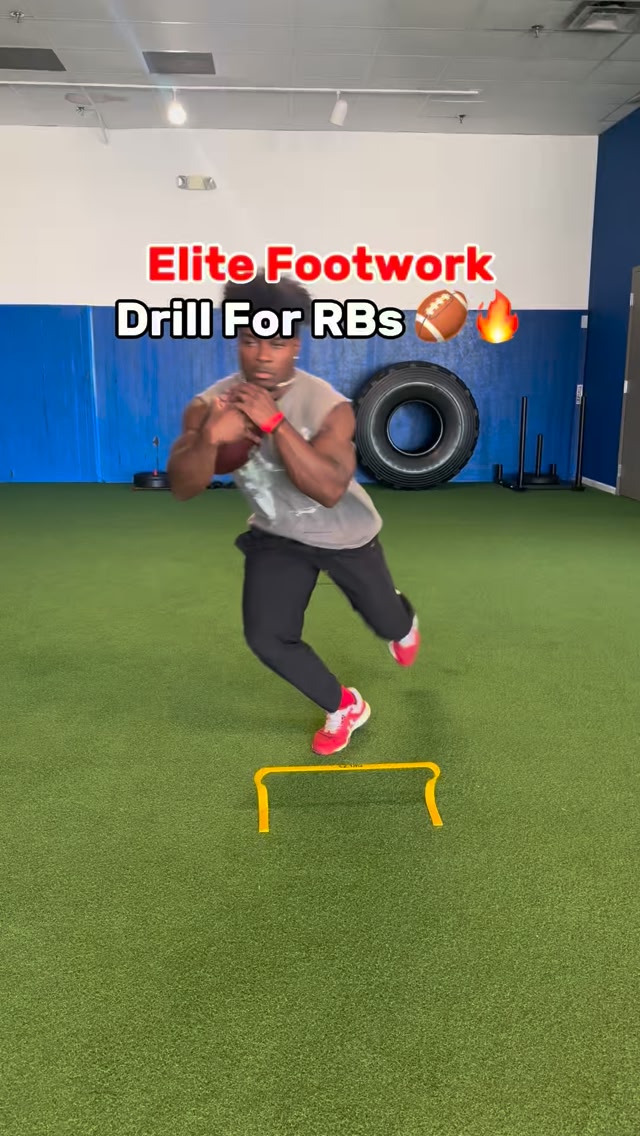 🚨All RBs need to do this drill to improve change of direction, being ...