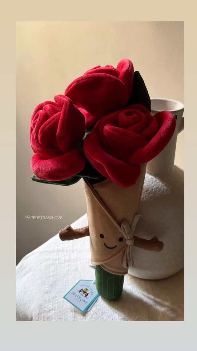 Jellycat Rose Bouquet — soft forever blooms for someone special