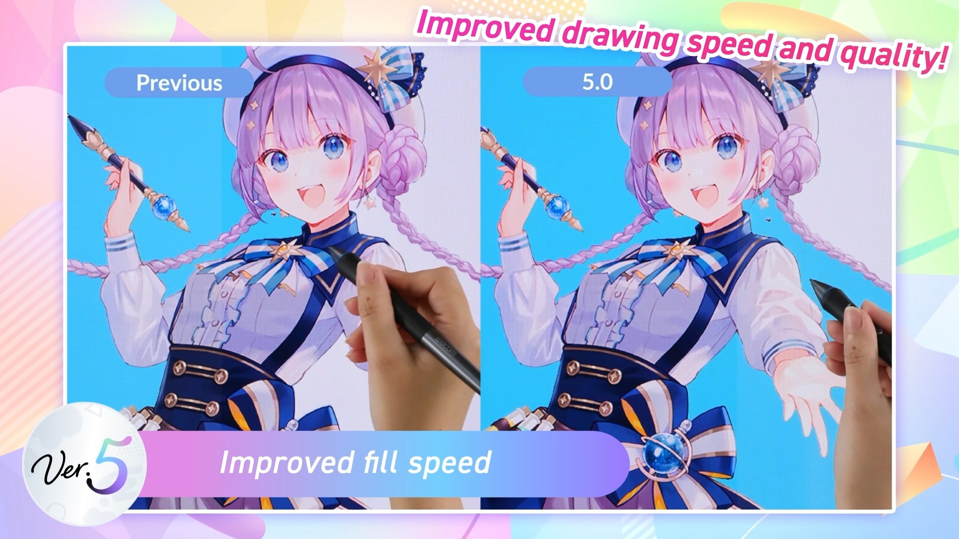 Clip Studio Paint Ver. 5.0 is out now!📣 - Draw with Smart Shape