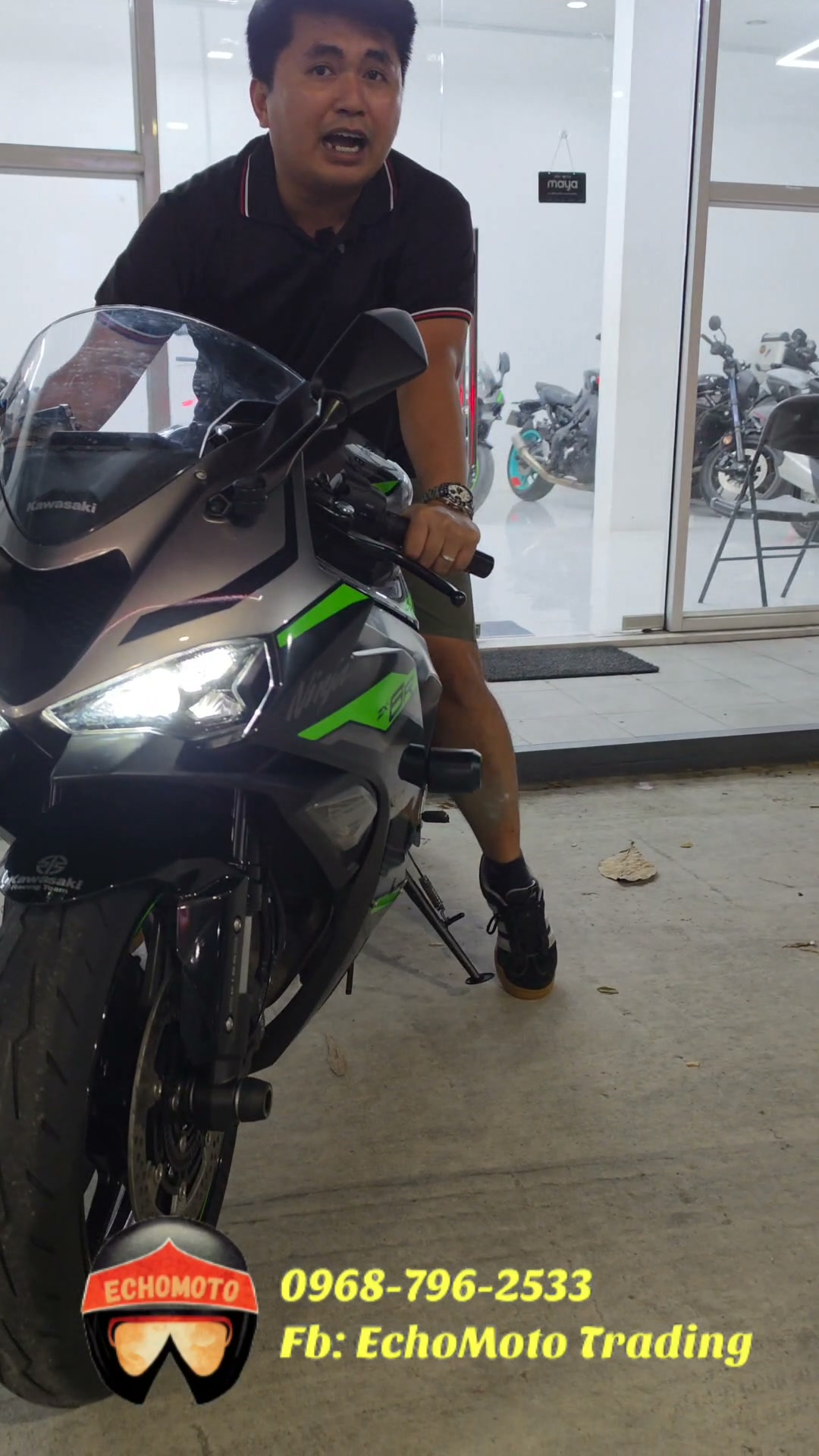 Kawasaki ZX6R 2024 model with 4k odo reading #kawasaki #zx6r