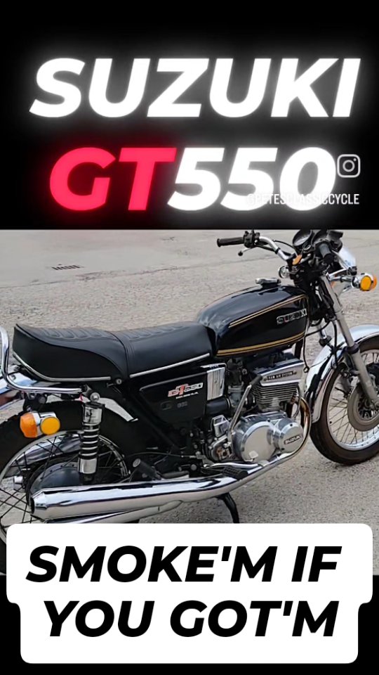 1977 SUZUKI GT550 Two Stroke #SUZUKI #gt550 #gt380 #gt750 #2stroke