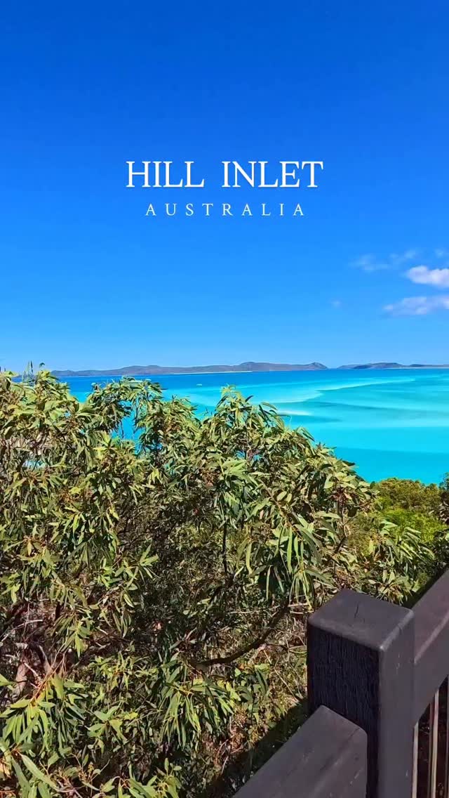 What a view!!! 😍 This is Hill Inlet, right next to the iconic ...