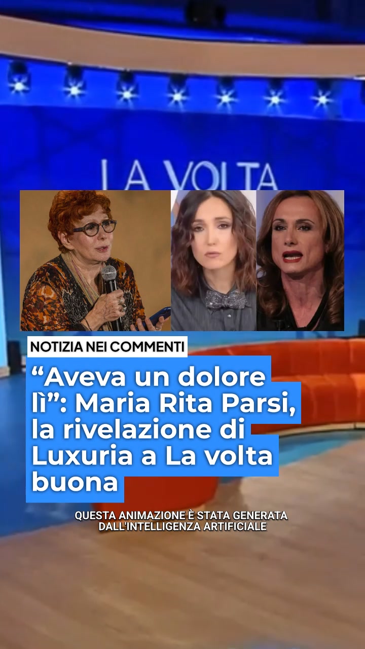 “Aveva un dolore lì”: Maria Rita Parsi, la rivelazione di Luxuria a La ...