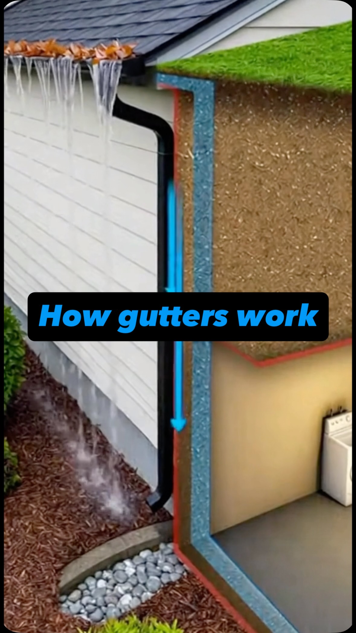 This is the danger of having gutters blocked with leaves on an older ...