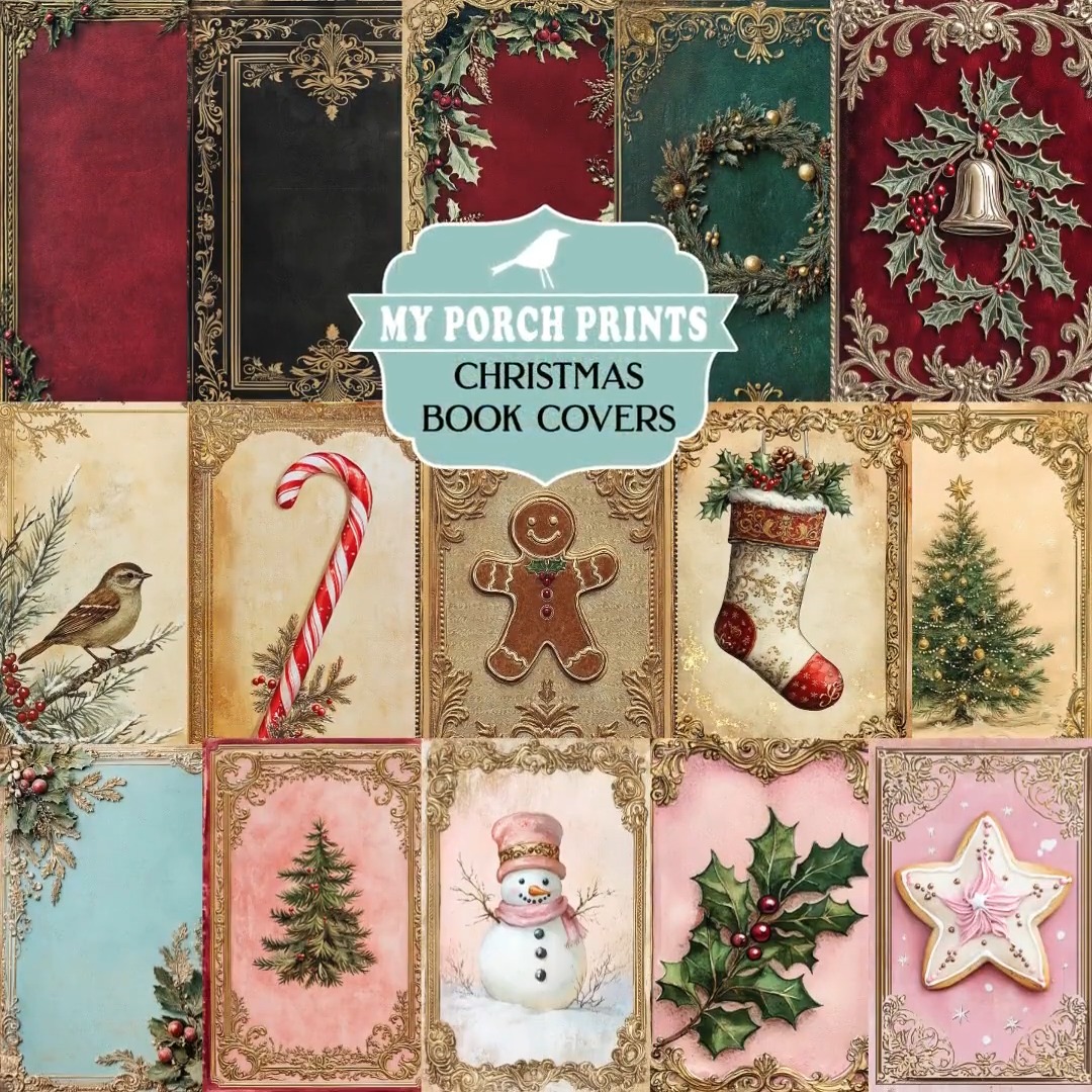 Christmas kits from My Porch Prints. https://myporchprints.etsy.com ...