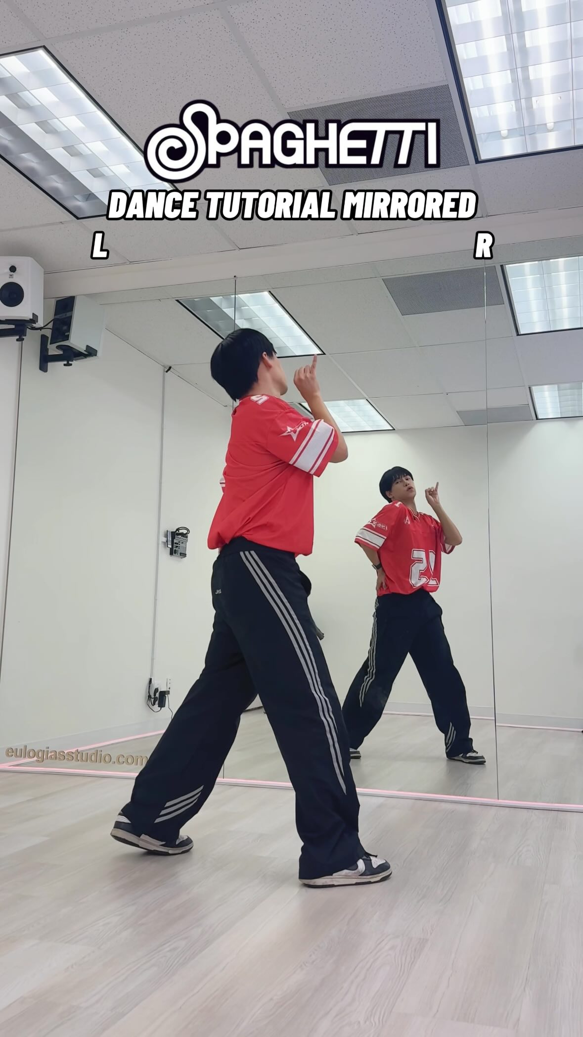 LE SSERAFIM - ‘SPAGHETTI’ Dance Tutorial Mirrored (50% Speed + Counts ...